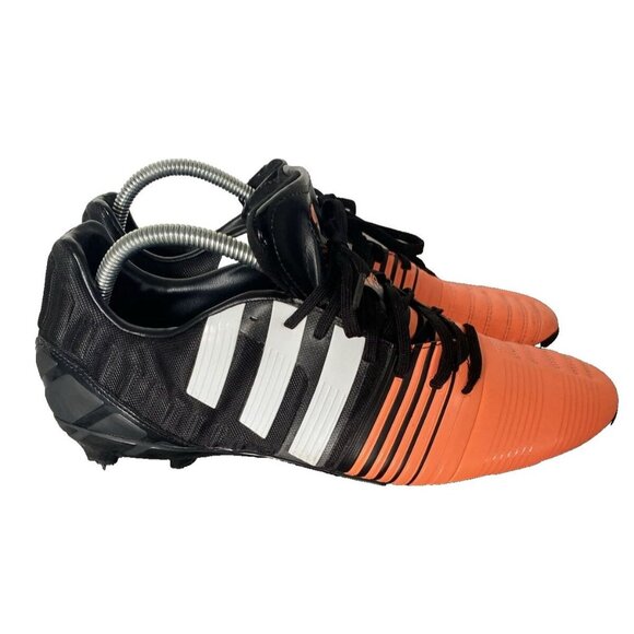 Adidas Cleats Nitrocharge 2.0 ART Men's Soccer B40332 Black White Orange US 11.5 - Picture 1 of 14